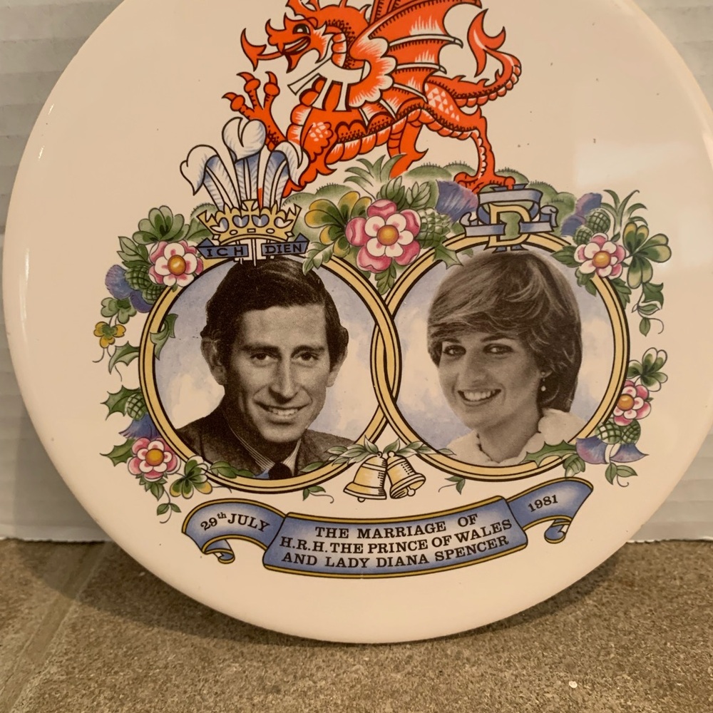 Prince Charles & Princess Diana Wedding Commemorative Plate